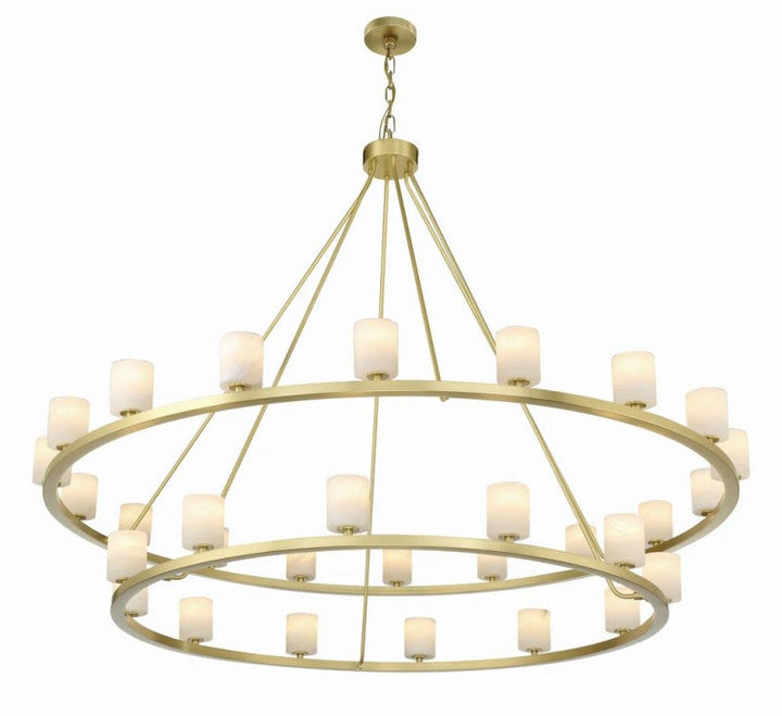 Aragon 30 Light Chandelier Alabaster
