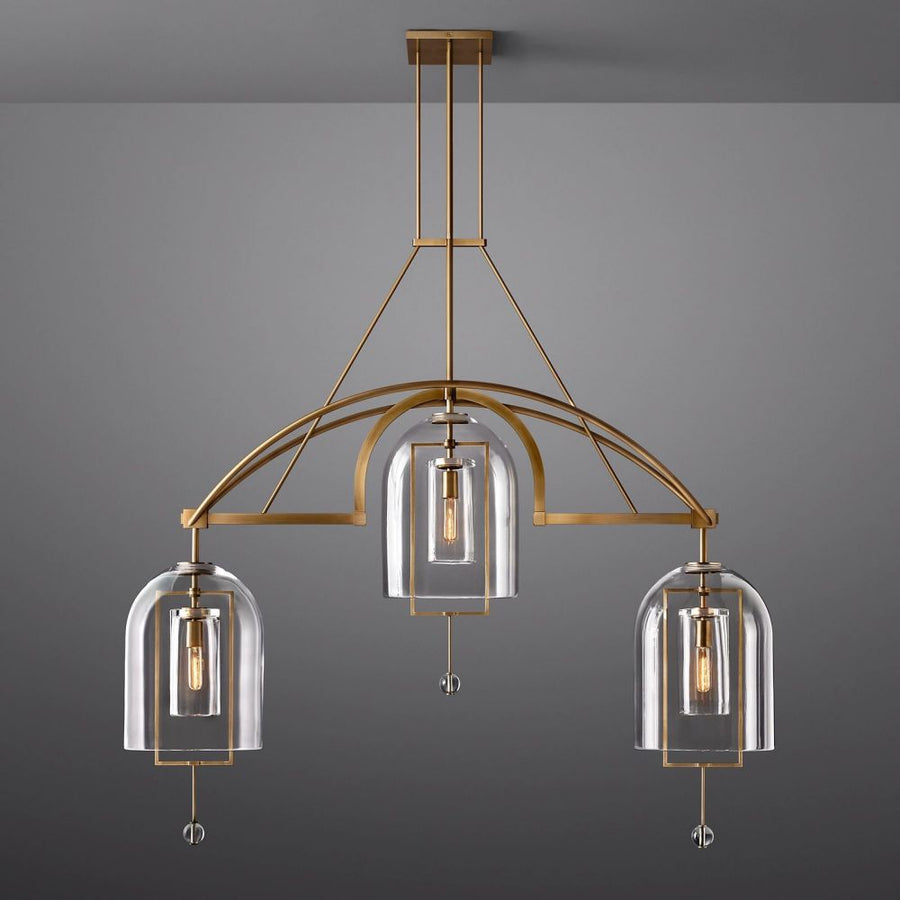 Cora Linear Chandelier 61"W