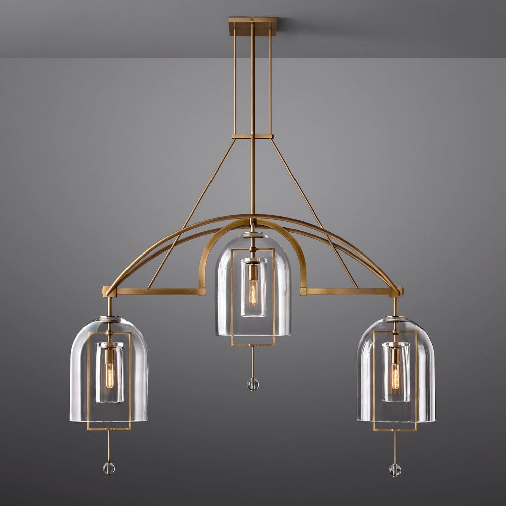 Cora Linear Chandelier 61"W