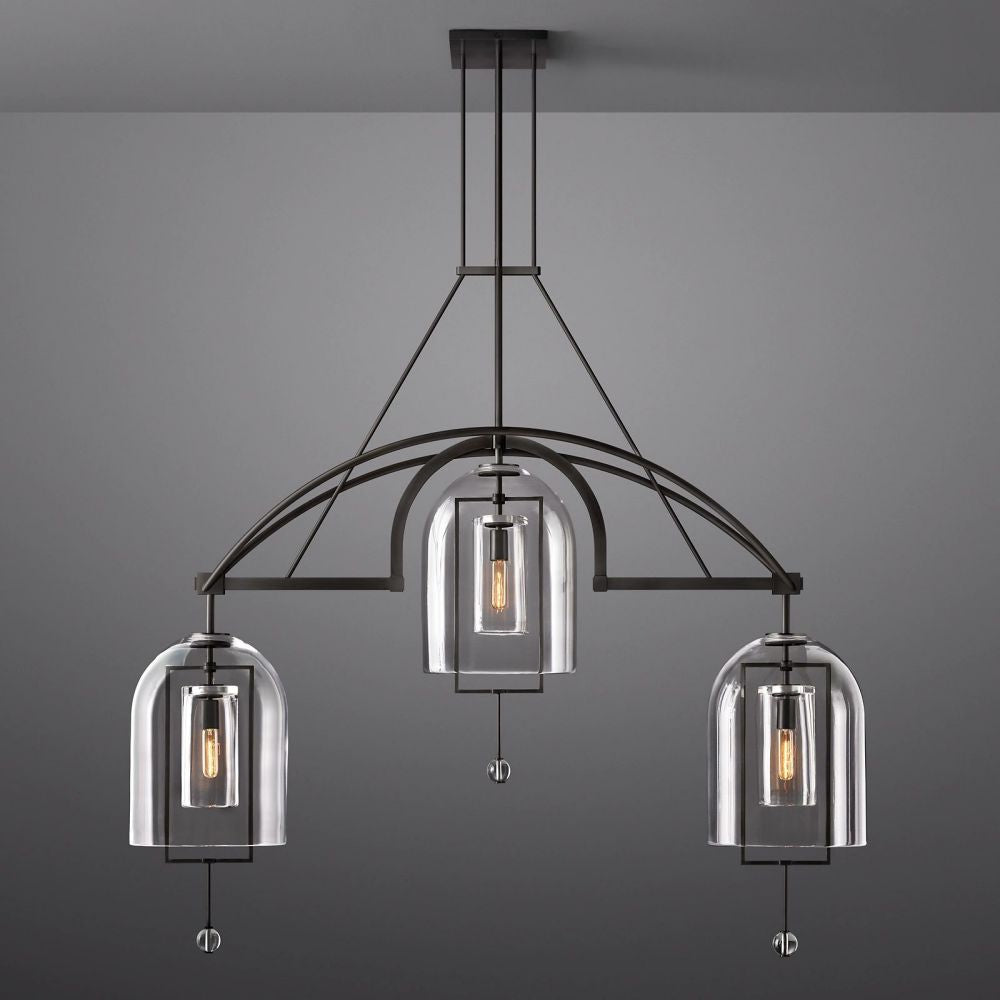 Cora Linear Chandelier 61"W