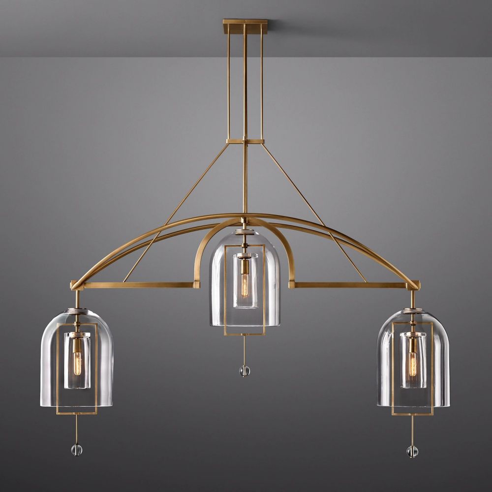 Cora Linear Chandelier 73"W