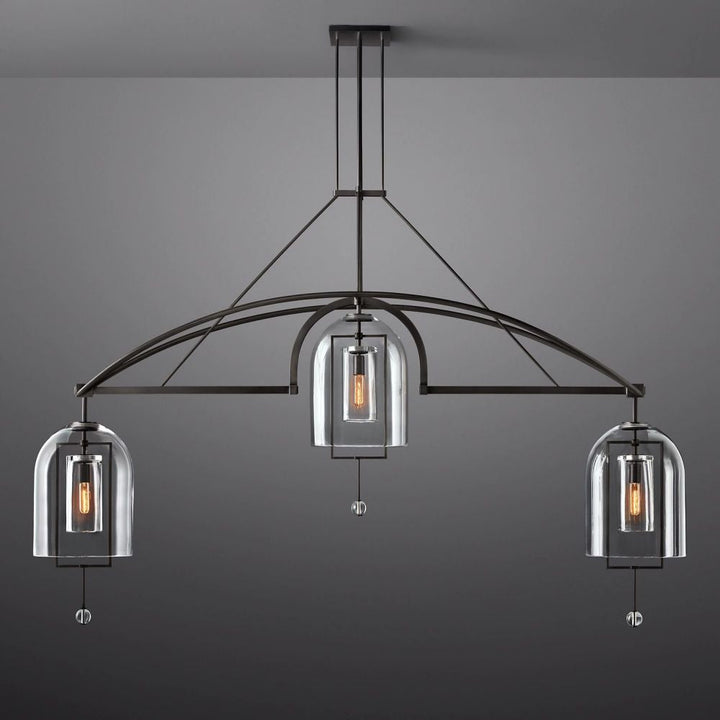 Cora Linear Chandelier 85"W