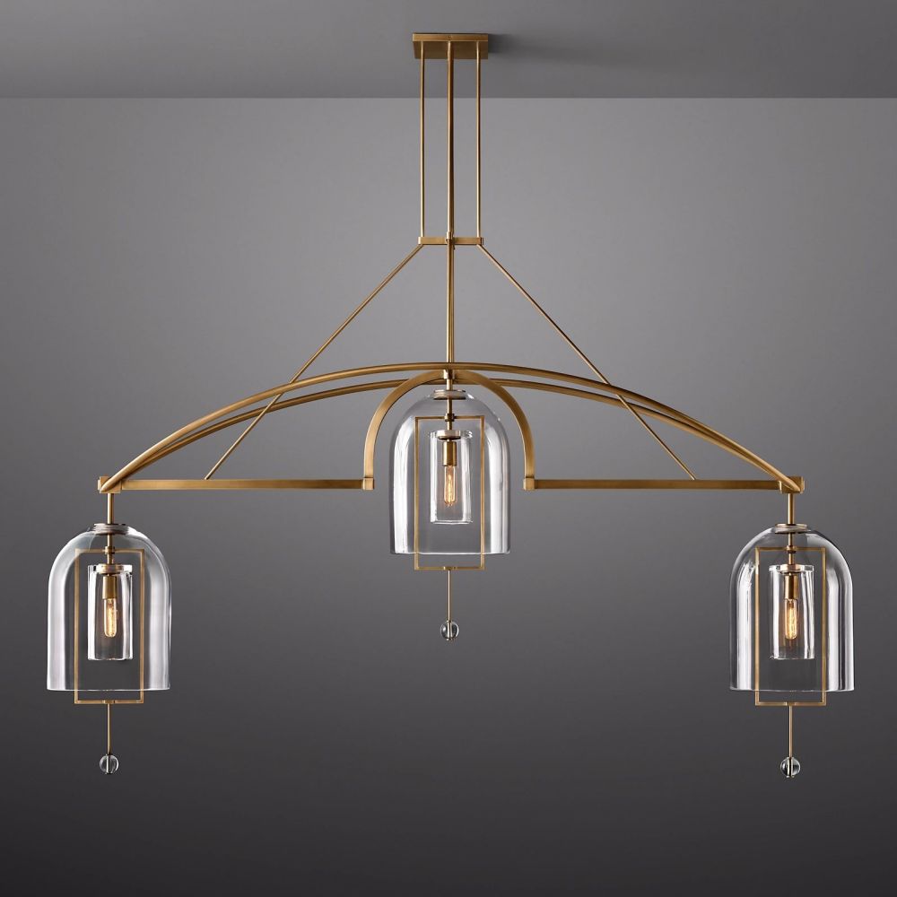Cora Linear Chandelier 85"W