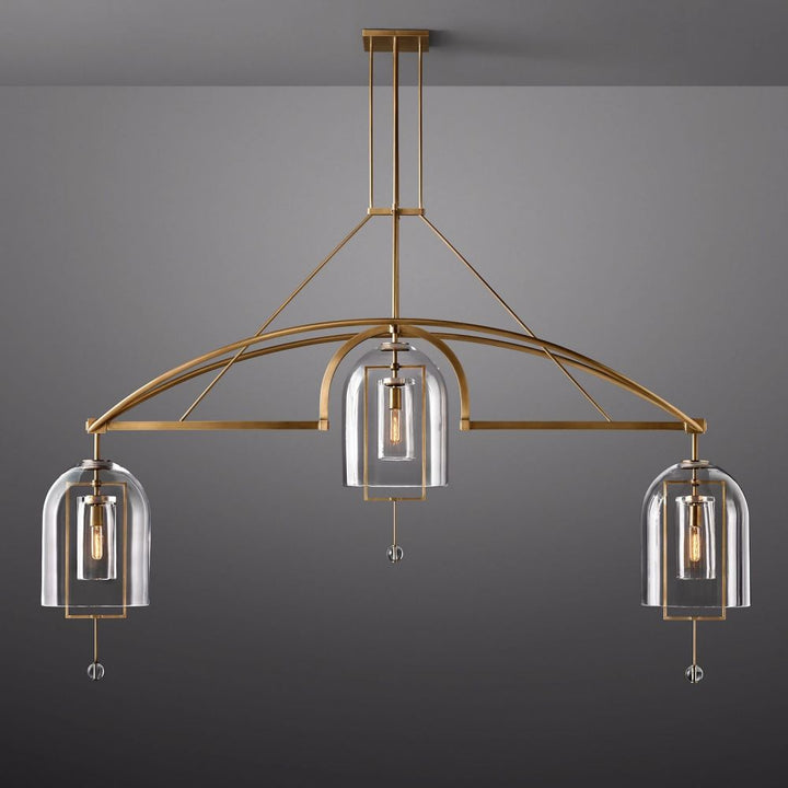 Cora Linear Chandelier 85"W