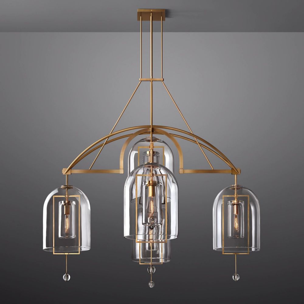 Cora Round Chandelier 61"D