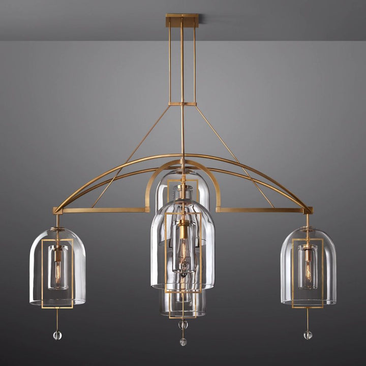 Cora Round Chandelier 73"D
