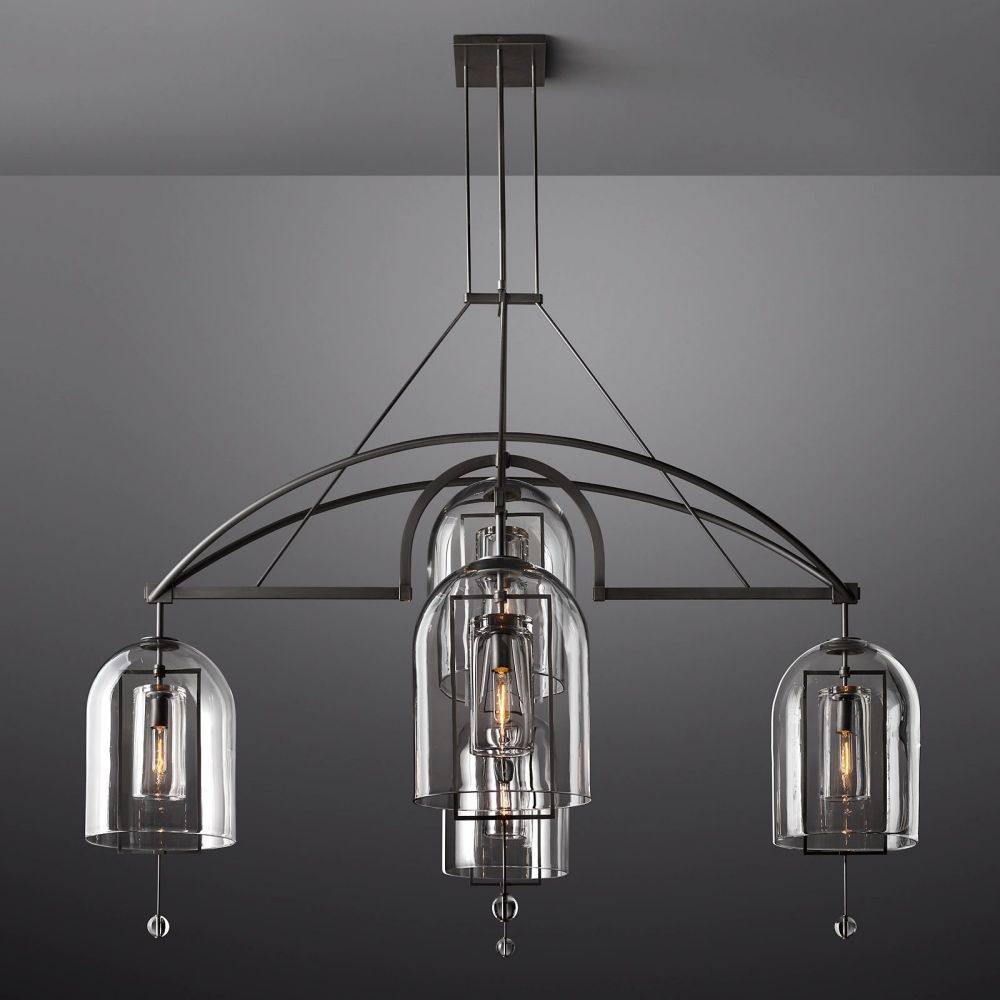 Cora Round Chandelier 73"D