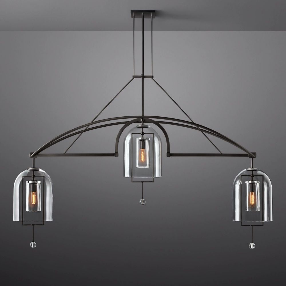 Cora Round Chandelier 85"D