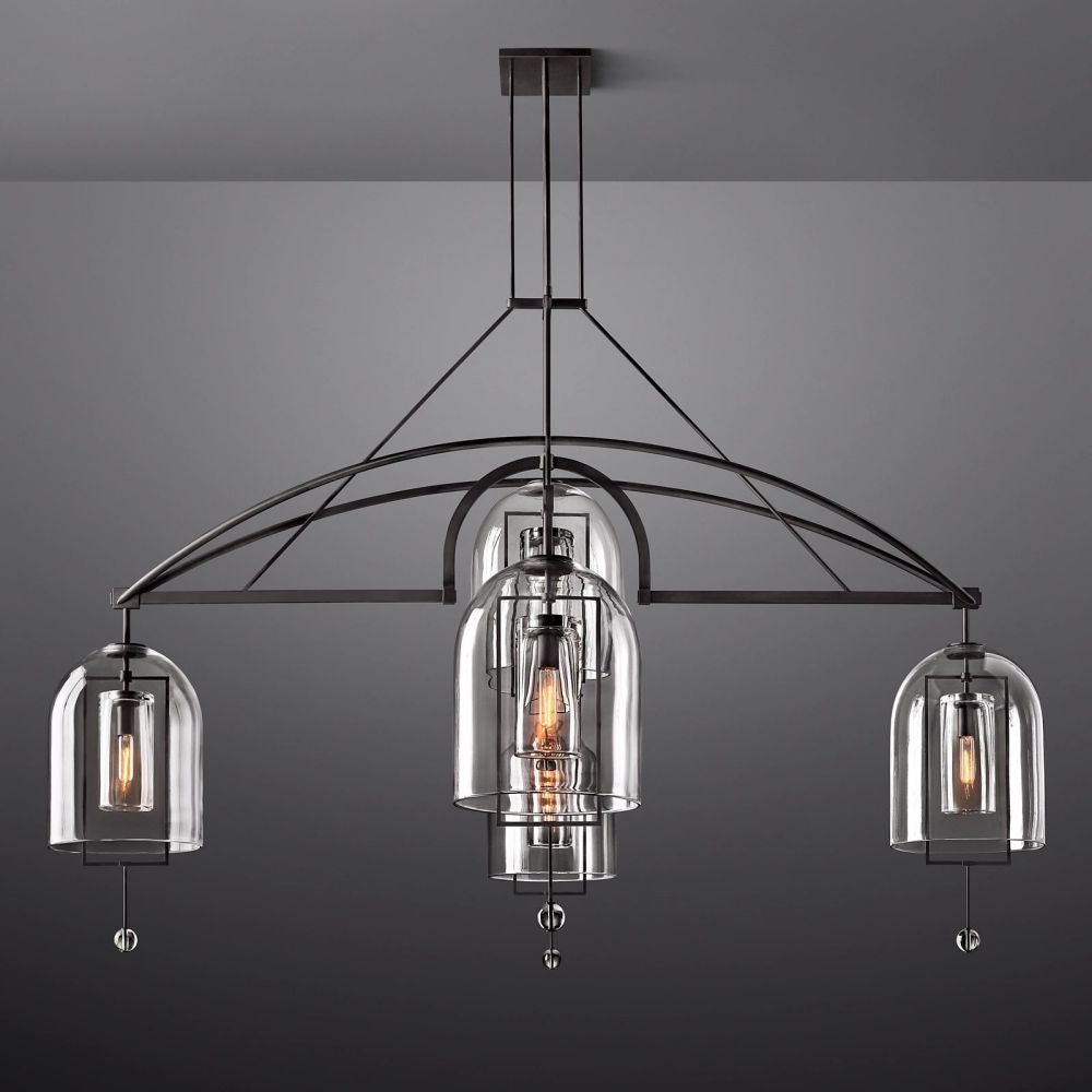 Cora Round Chandelier 85"D
