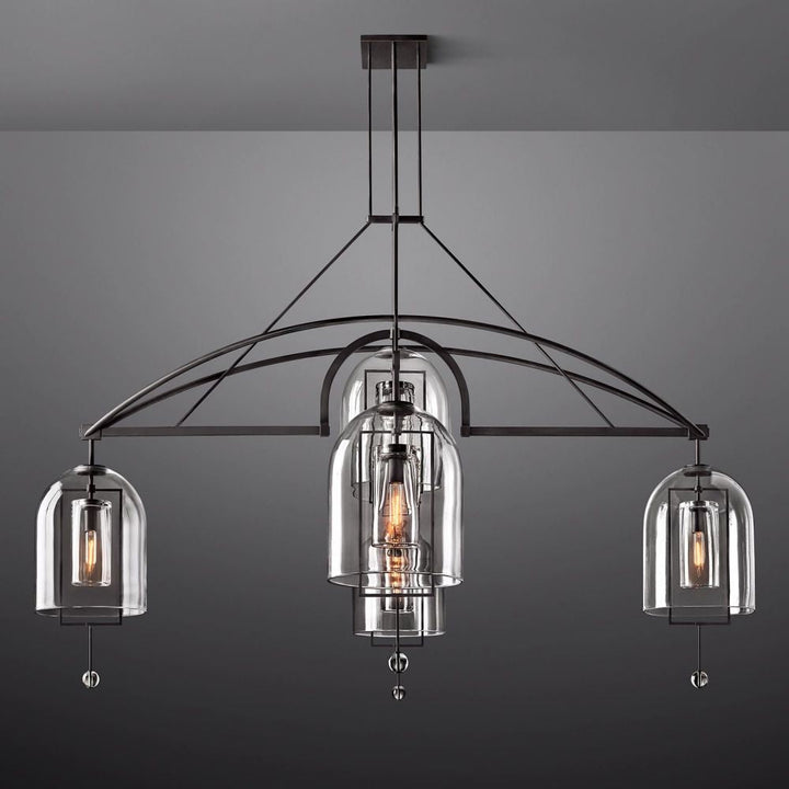 Cora Round Chandelier 85"D