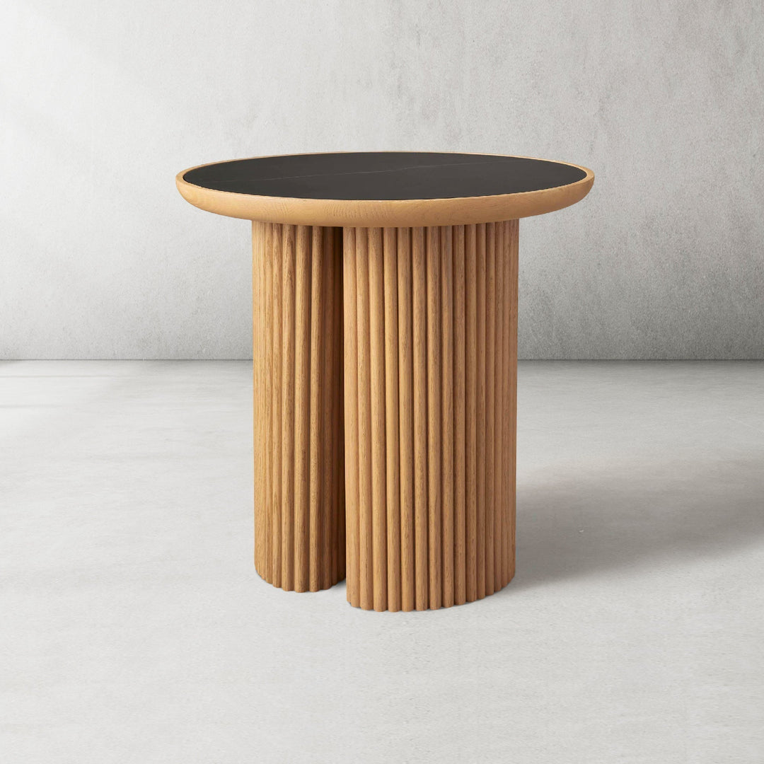 Leila Round End Table