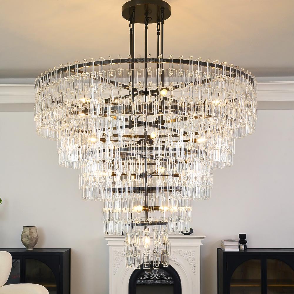 Maggie 5-Tier Round Chandelier 60”