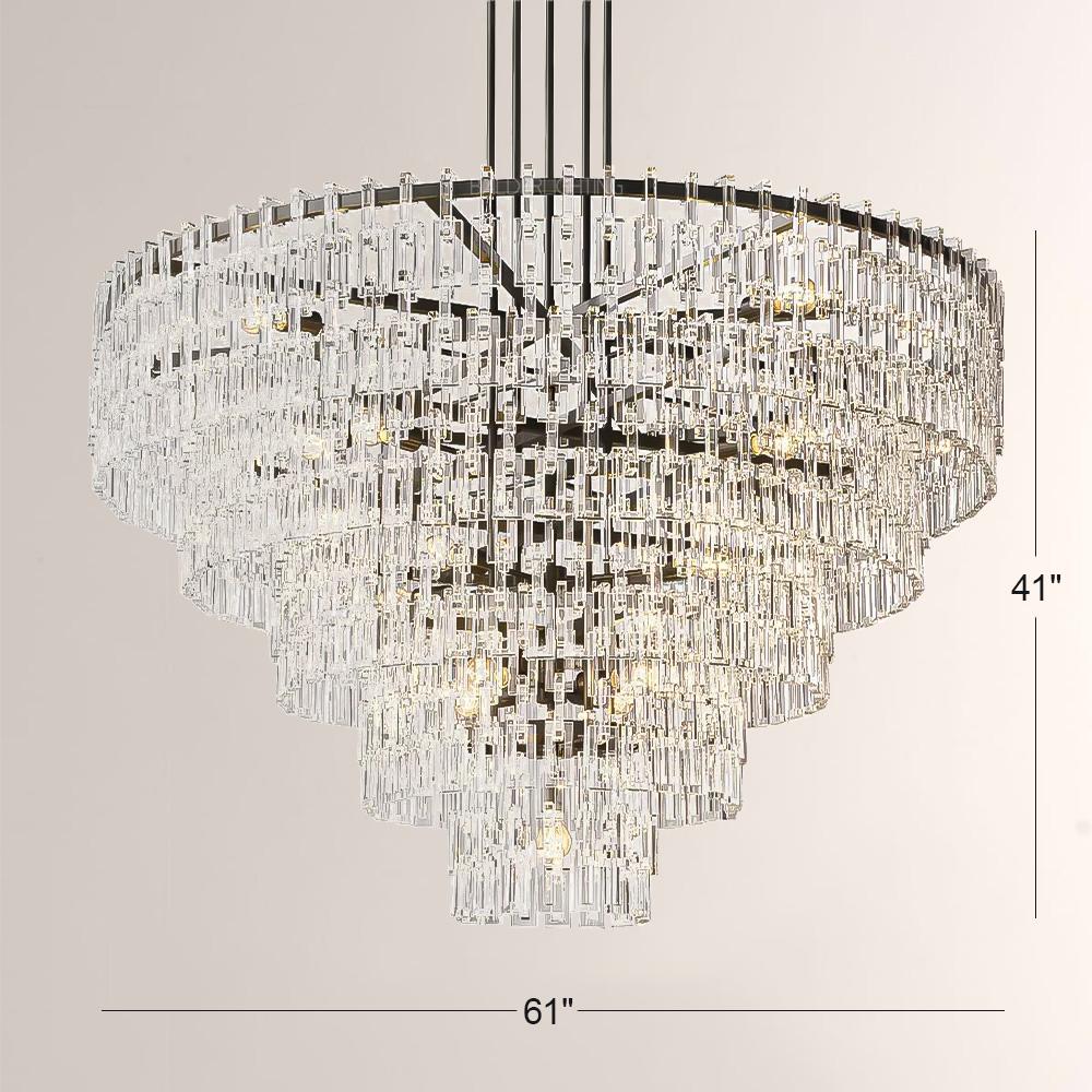 Maggie 5-Tier Round Chandelier 60”