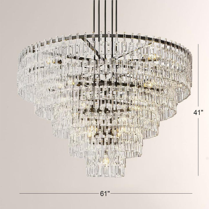 Maggie 5-Tier Round Chandelier 60”