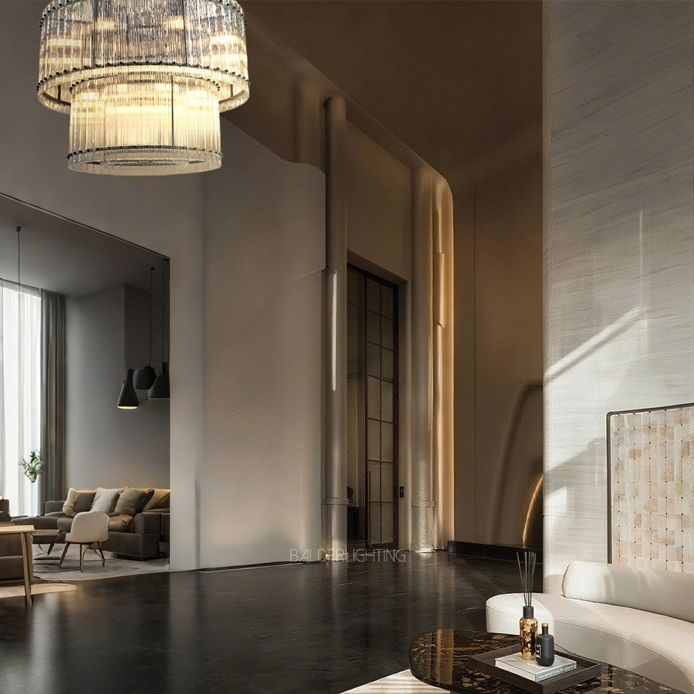 Mervin 2-Tier Round Chandelier 37"