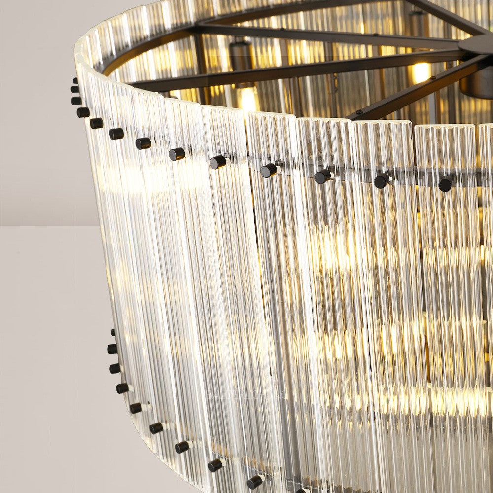 Mervin 2-Tier Round Chandelier 37"