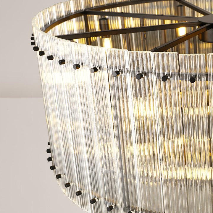 Mervin 2-Tier Round Chandelier 37"