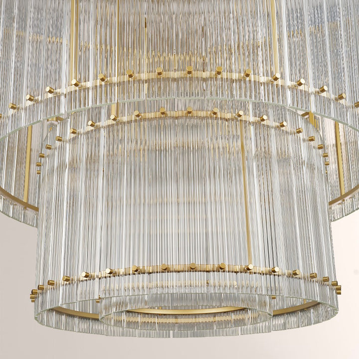 Mervin 2-Tier Round Chandelier 37"