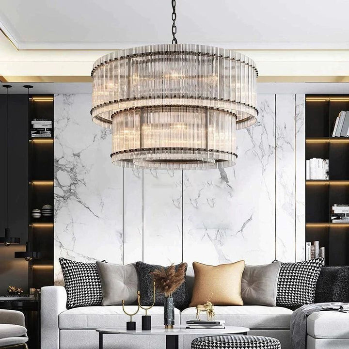 Mervin 2-Tier Round Chandelier 48"