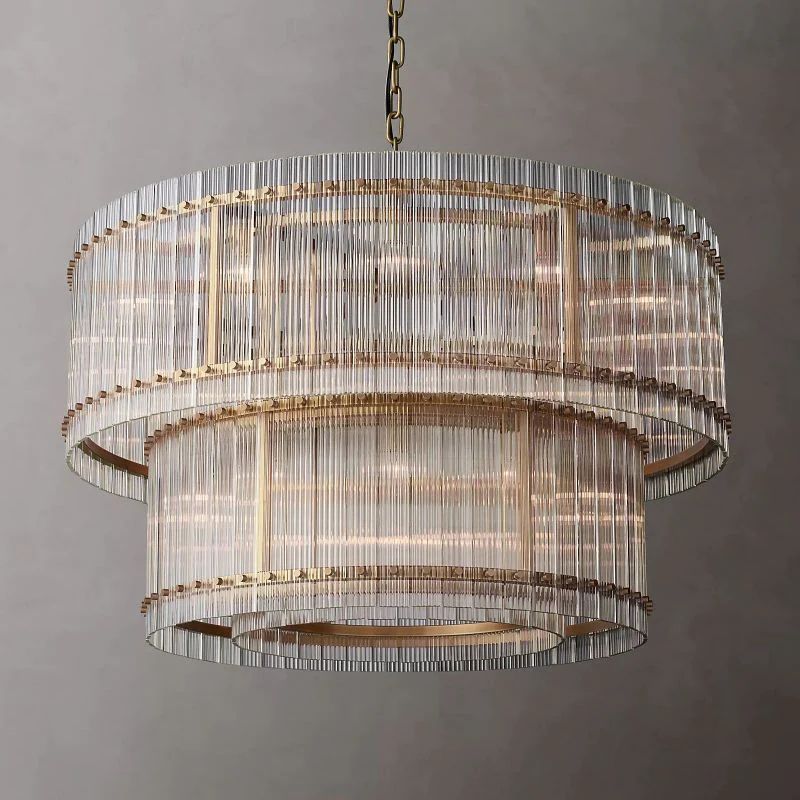 Mervin 2-Tier Round Chandelier 48"