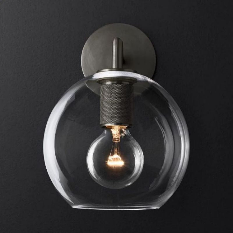 Navier Globe Shade Bedroom Sconce
