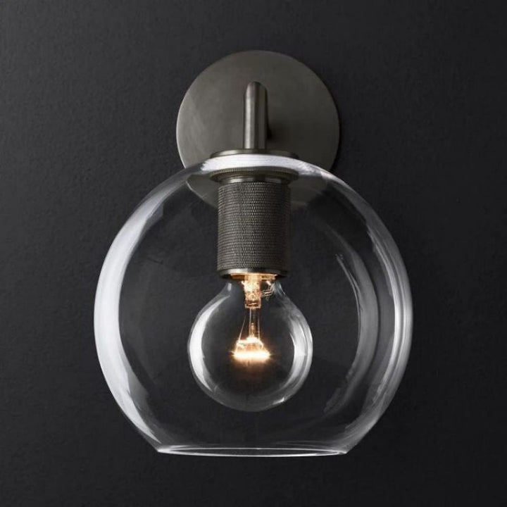 Navier Globe Shade Bedroom Sconce