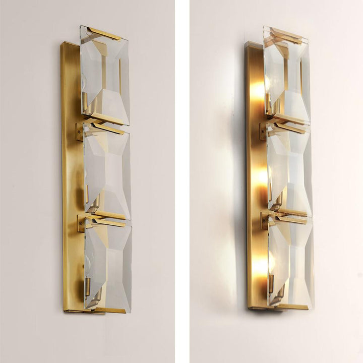 Paula Crystal Triple Wall Sconce