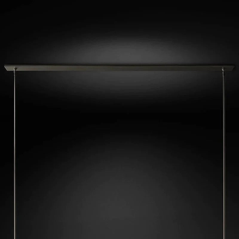 Rata Modern Fashion Glass Linear Chandelier 59"