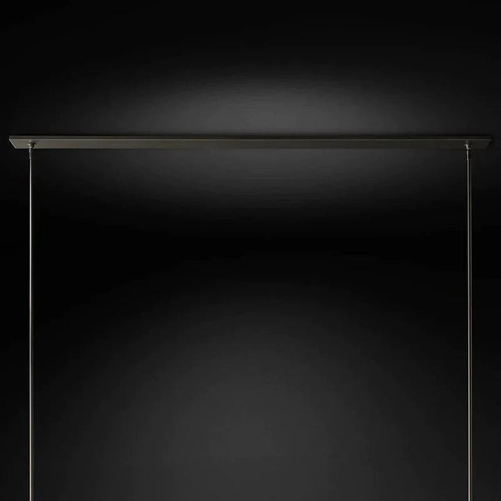 Rata Modern Fashion Glass Linear Chandelier 59"