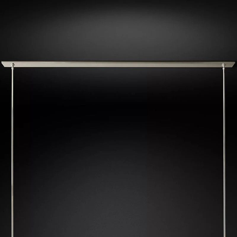 Rata Modern Fashion Glass Linear Chandelier 59"