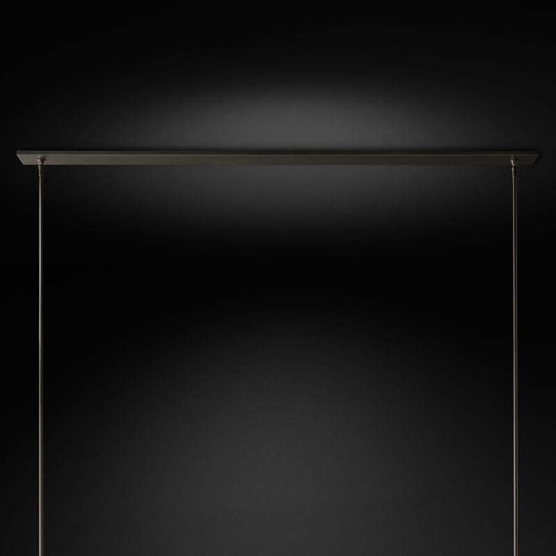 Rata Modern Fashion Glass Linear Chandelier 71"