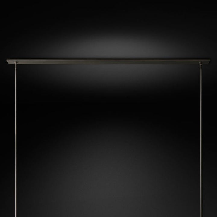 Rata Modern Fashion Glass Linear Chandelier 71"