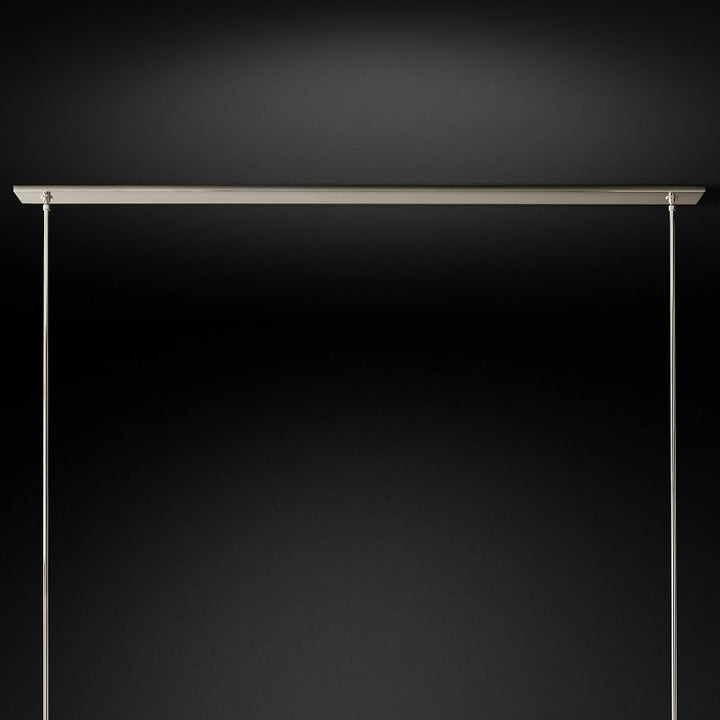 Rata Modern Fashion Glass Linear Chandelier 71"