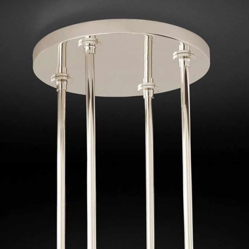 Rata Modern Fashion Glass Round Chandelier Light D36"