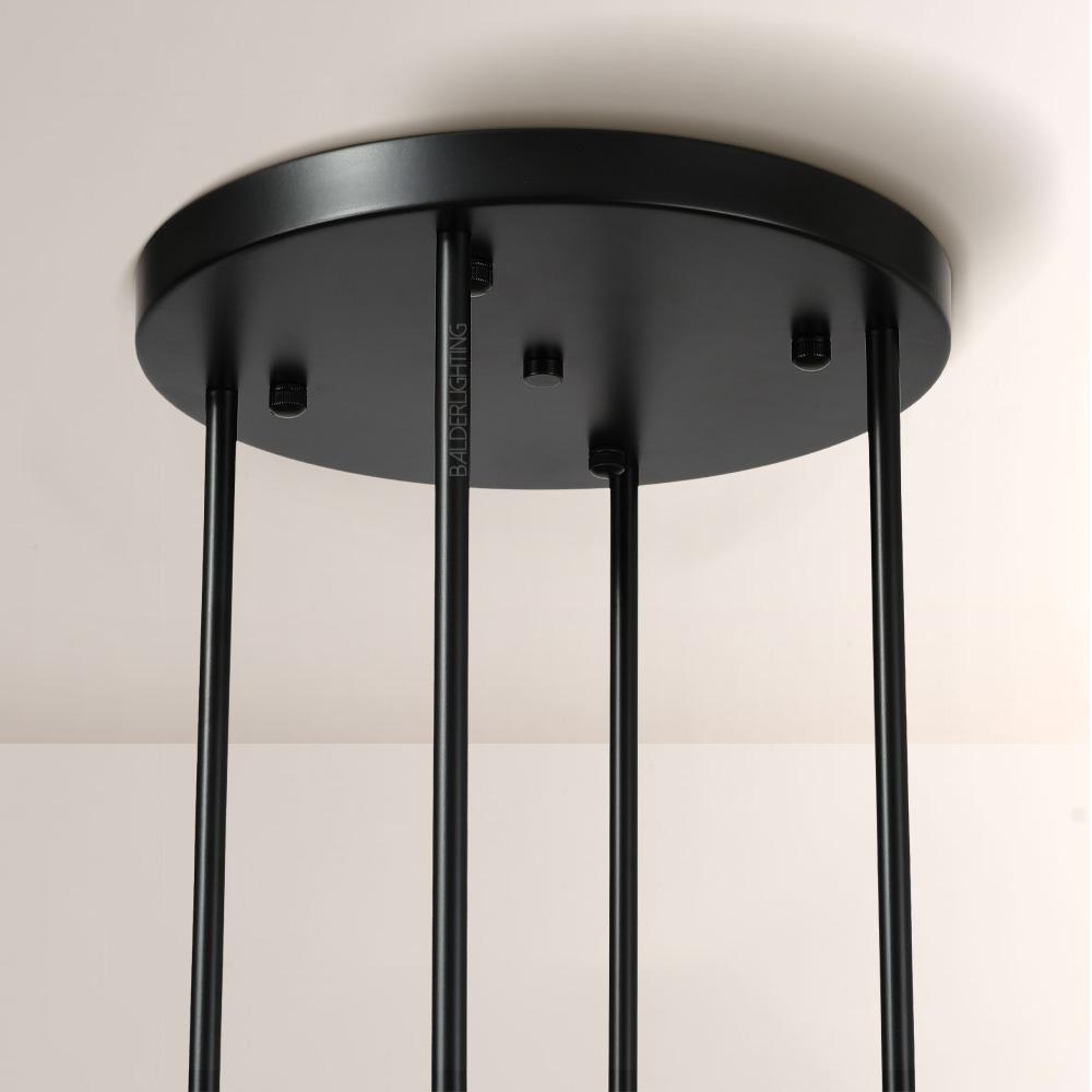 Rata Modern Fashion Glass Round Chandelier Light D48‘’