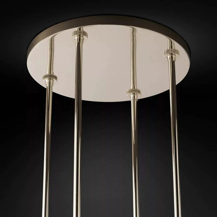 Rata Modern Fashion Glass Round Chandelier Light D48‘’