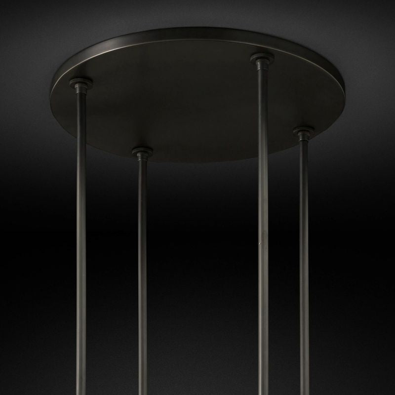 Rata Modern Fashion Glass Round Chandelier Light D60‘’