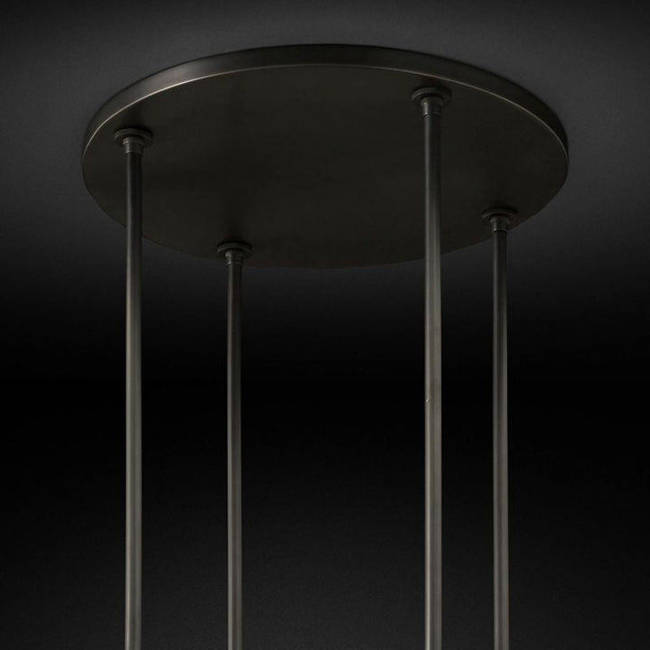 Rata Modern Fashion Glass Round Chandelier Light D60‘’