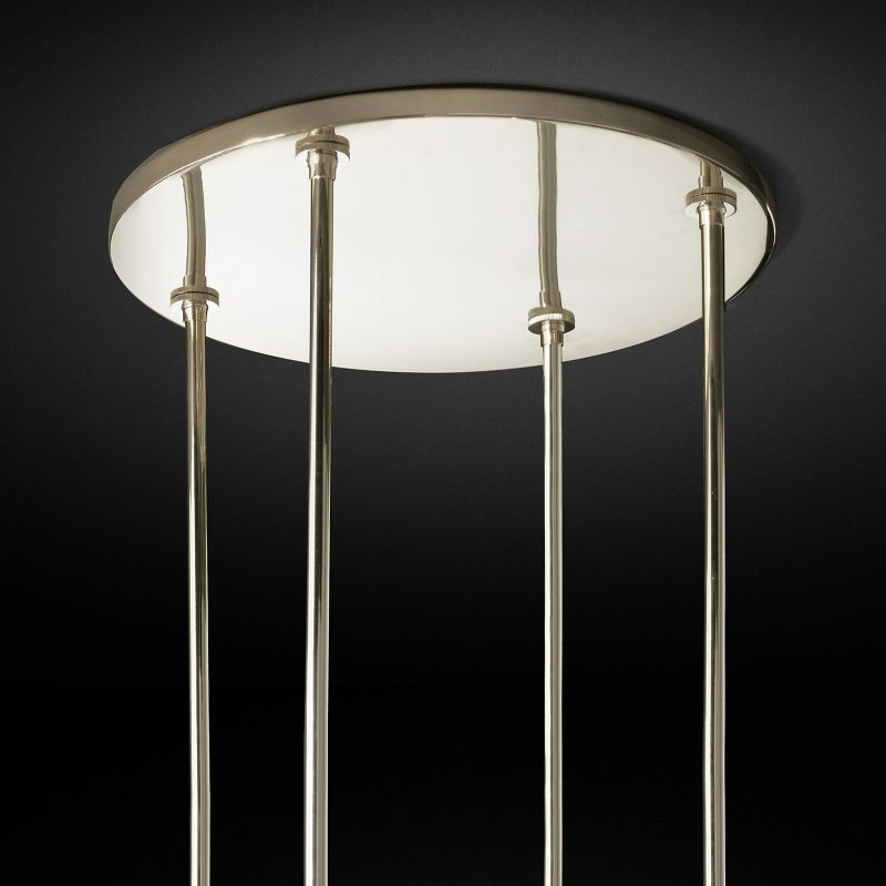 Rata Modern Fashion Glass Round Chandelier Light D60‘’