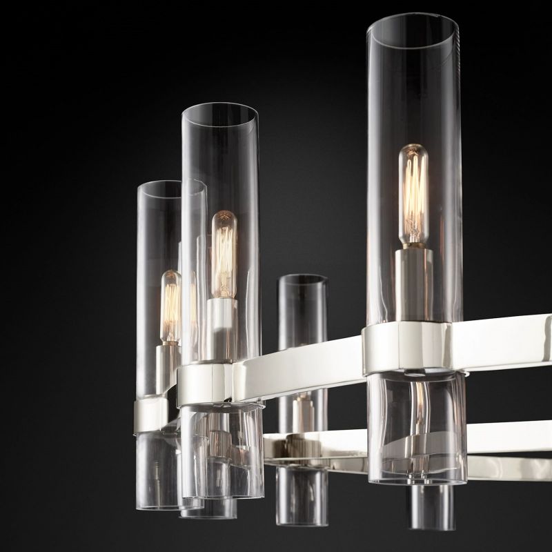 Rata Modern Fashion Glass Round Chandelier Light D60‘’