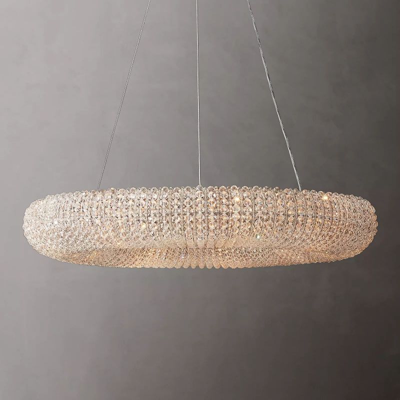 Alison Crystal Round Chandelier