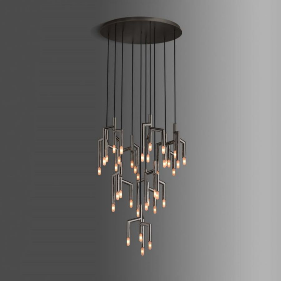 Flora Glass Chandelier