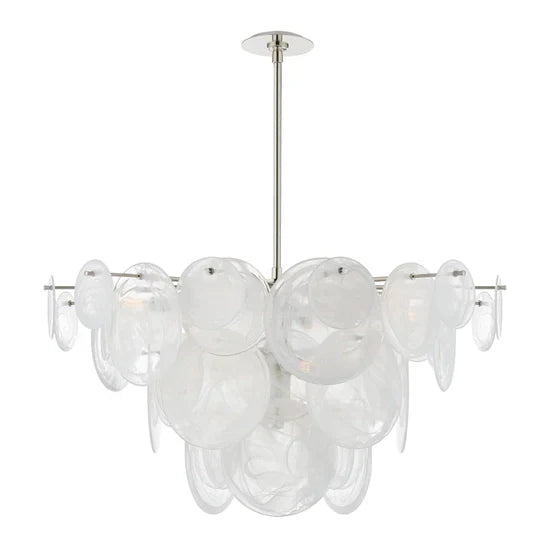 Lorina glass chandelier