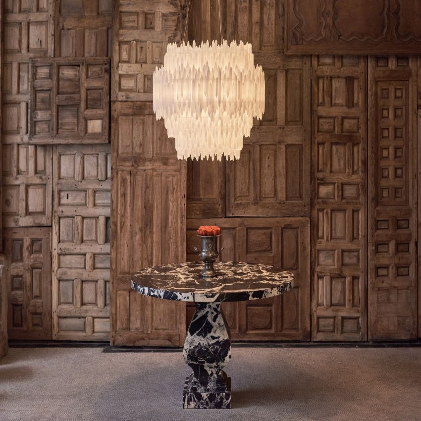 Shahida Selenite Chandelier