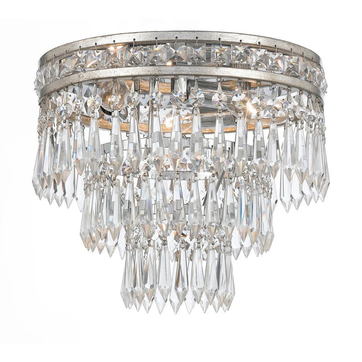 Mercer Flushmount Ceiling Light 12''D 3 Lights