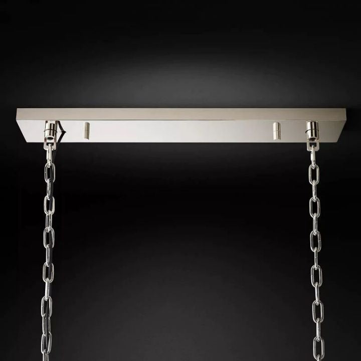 Della 2-Tier Rectangular Chandelier 49"W