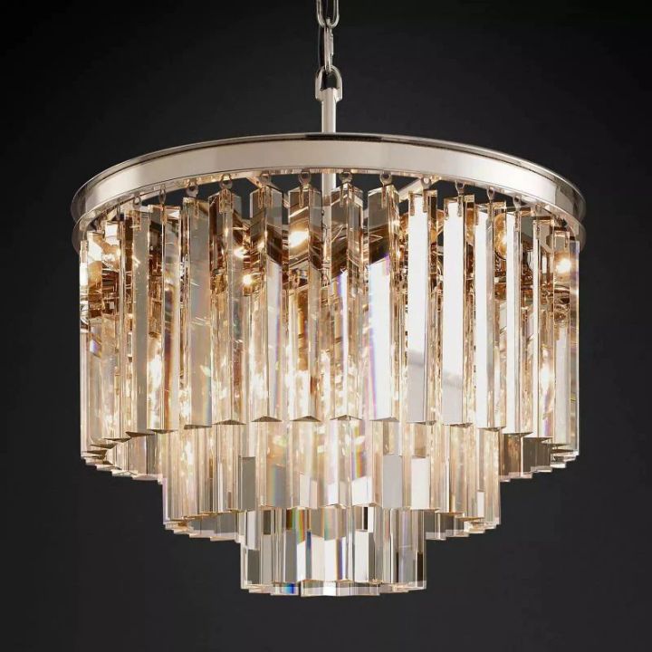 Della Multi-Layer Round Chandelier 20"D