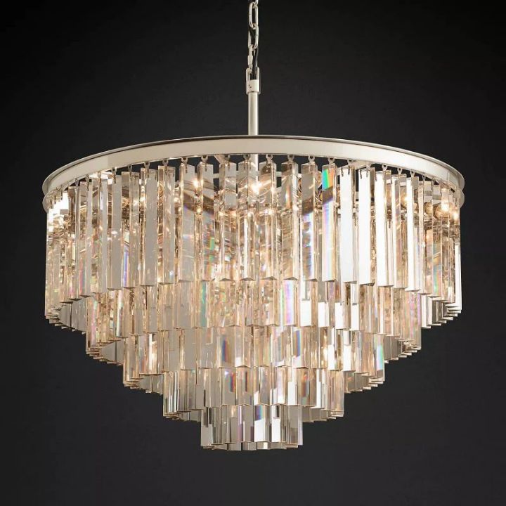 Della Multi-Layer Round Chandelier 32"D