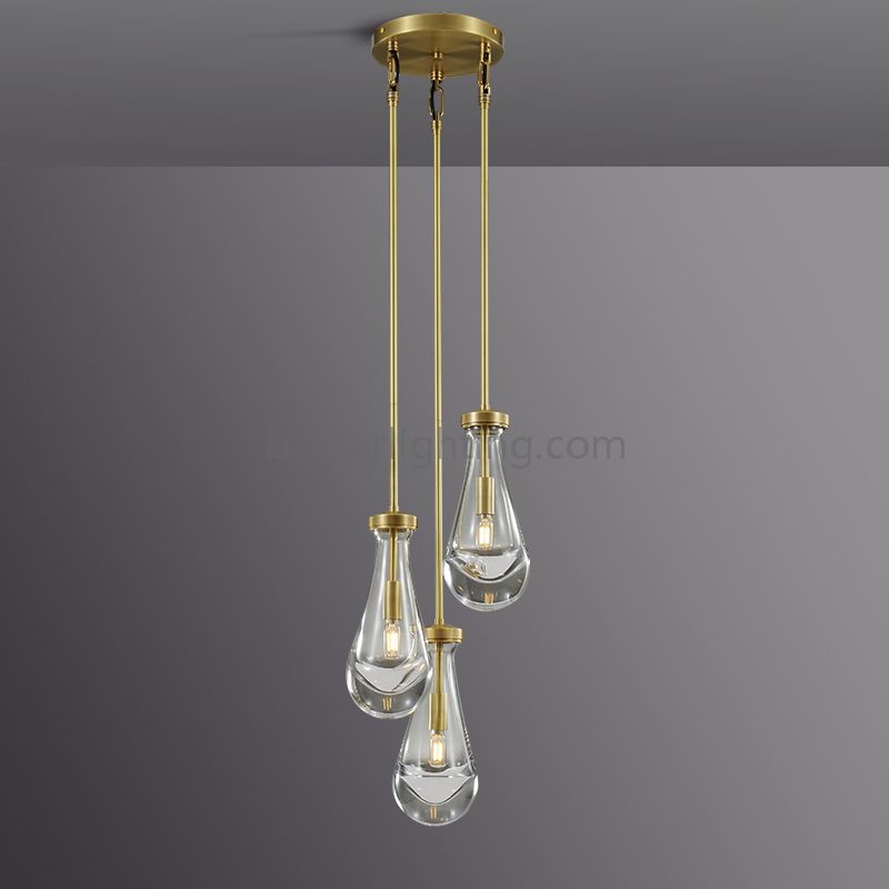 Raindrop Rod Series Chandelier