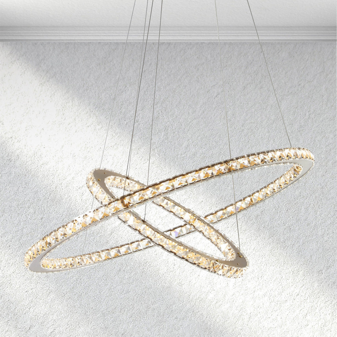 Carey Lumevia 2-Round Chandelier